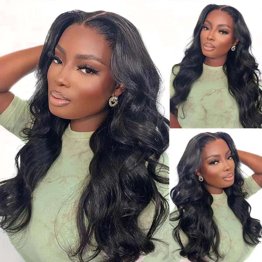 NAMM 4x6 Lace Closure Wig Body Wave Ready GO Pre Cut Glueless Wigs Human Hair Beginner Friendly