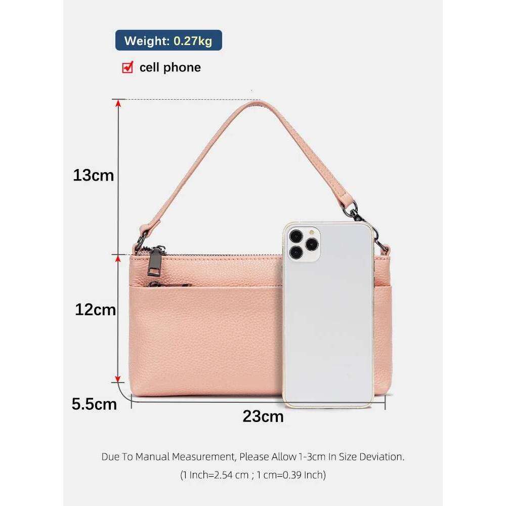 Zency 8 Color Genuine Leather Shoulder Handbag Women Small Crossbody Sac A Main 100% Fashion Ladies Pouch Bag 2025