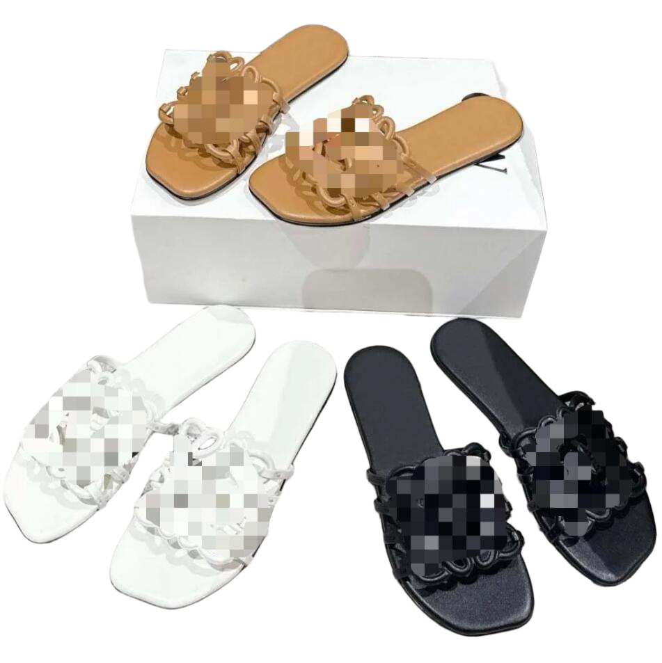 2025 Designer shoes, women's slippers and sandals, fashionable summer slippers, flip-flops, flat beach shoes, toe slippers, designer sandals, sizes 35-42