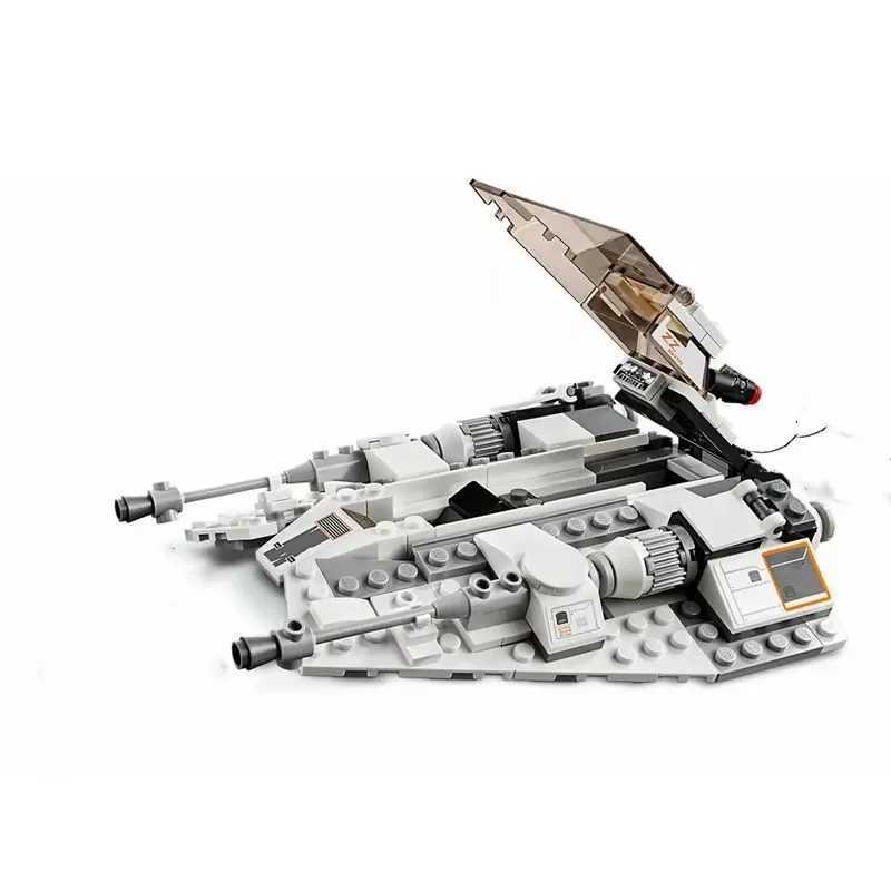 MOC 309PCS 75259 Assemble Model Air Combat Aircraft Ship Space War Snowspeederby Building Blocks Toys Brick Kids Birthday Gifts Z250607
