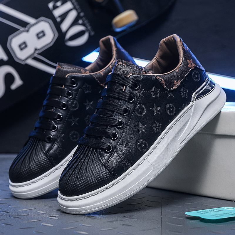 designer shoes Spring 2025 New white sneakers, men's trendy shoes, Korean version fashionable casual sports shoes, men's sneakers, men'