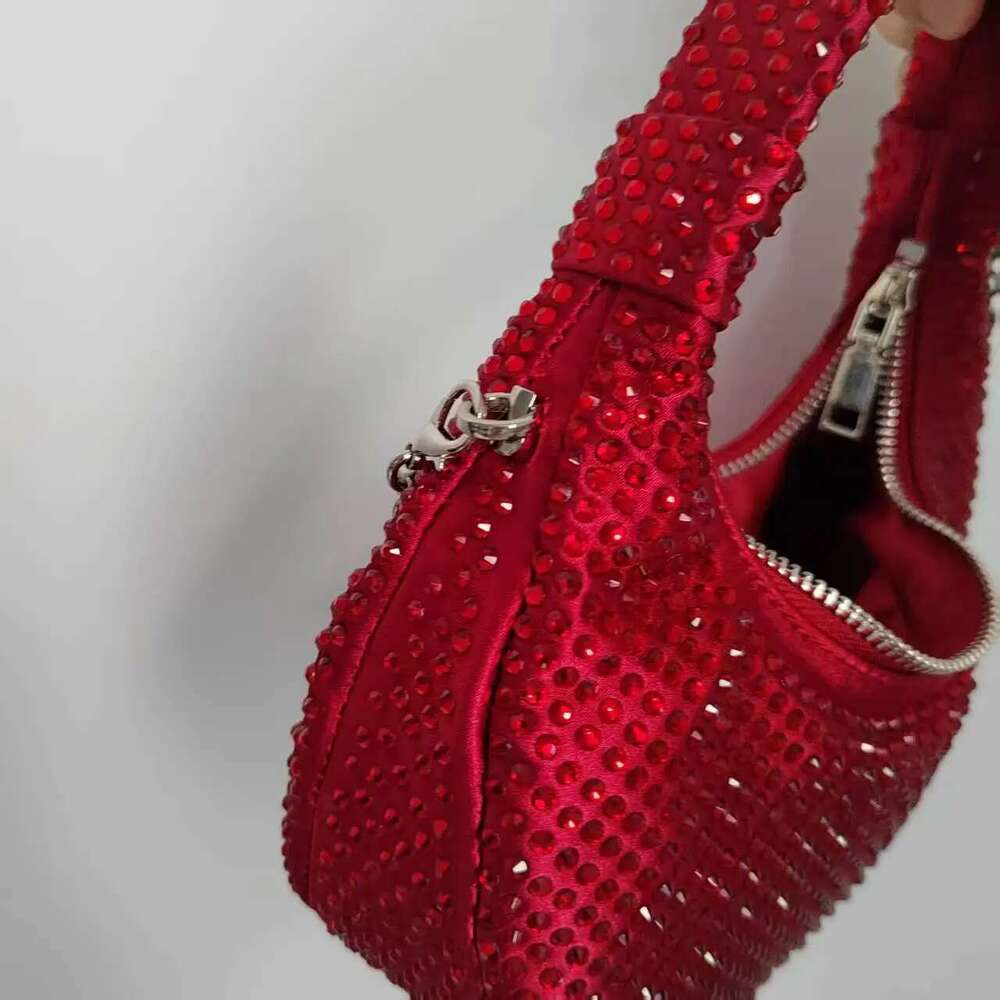 2025 New Red/Black Bridal Wedding Purse Party Evening Handbag For Women