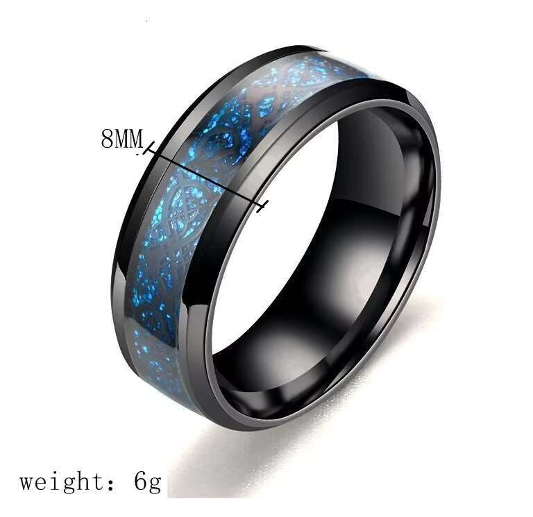 New Style Fashion Versatile Ring Personality Popular Titanium Steel Mens Ring