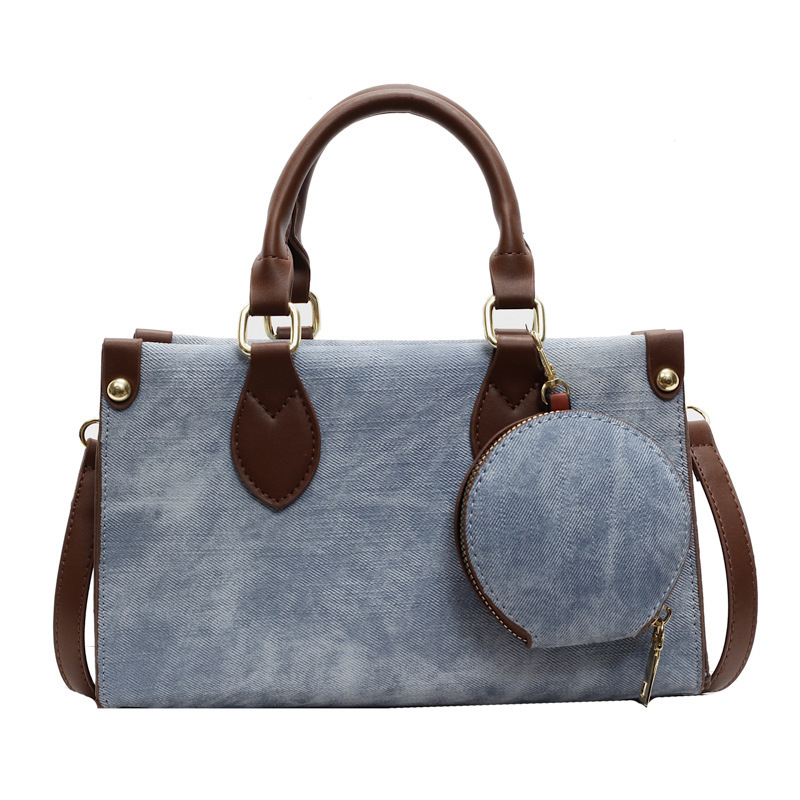 designer Color-Block Handbag for Women 2025 New Versatile Textured Stylish Tote Bag French Commuter High-End Crossbody Bag