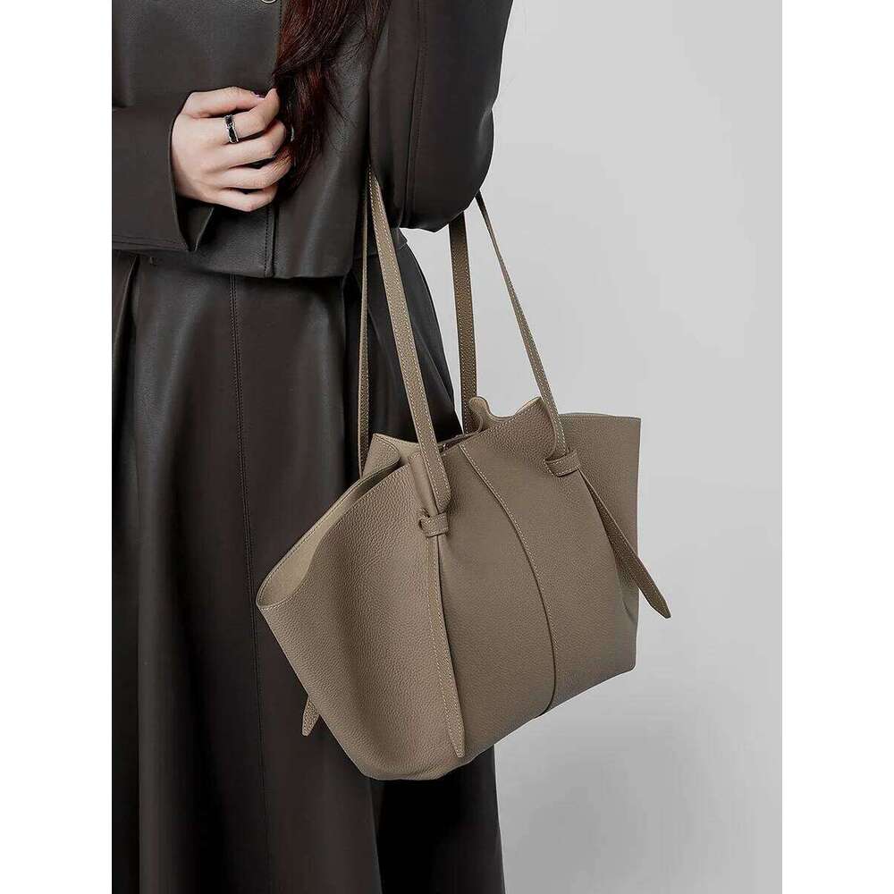 Brand Shoulder Tote Bags for Women Soft Cowhide Fashion Wing Bag Designer Large Capacity Shopping Handbags bag