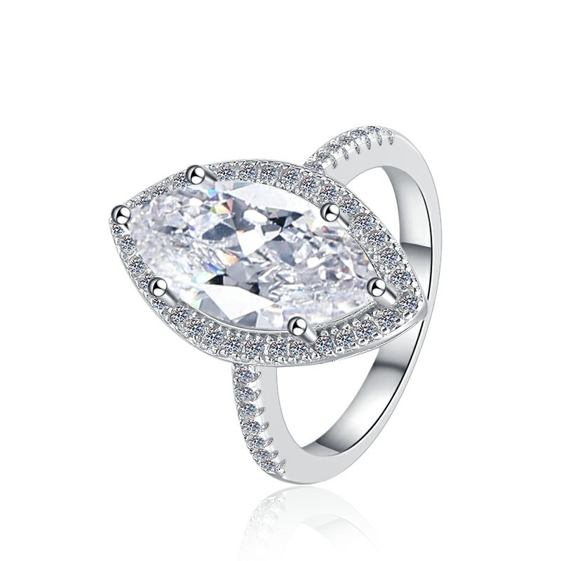 Chic 5ct Round Cut Eternity Style Diamond-Like Simulant by Moissanite Set In Precious Metal Ideal Proposal Gift