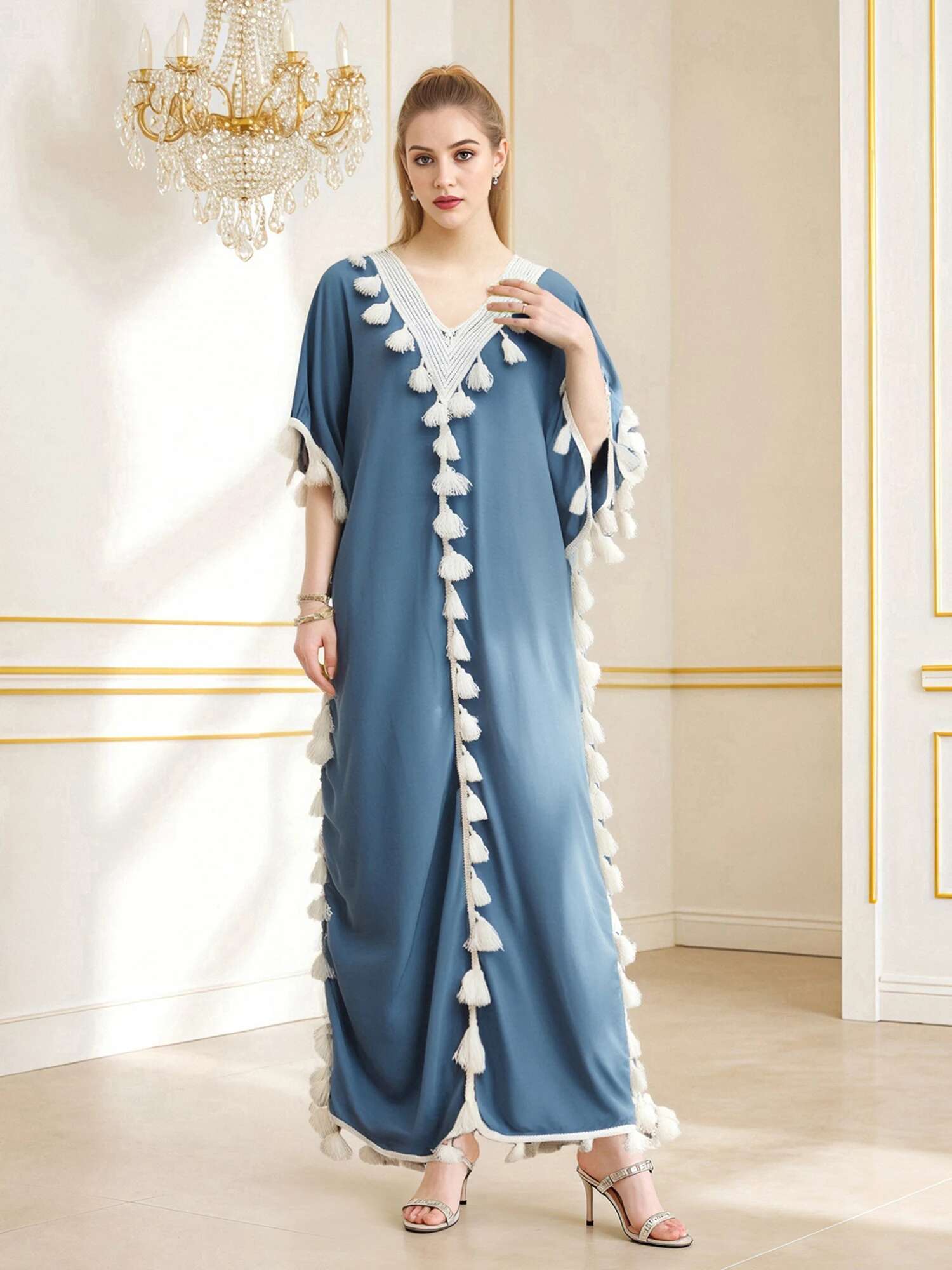 Bohemian Style Floral Print Maxi Dress with Ruffle Hem and Off-shoulder Design for Summer Vacation Beach Cover-up