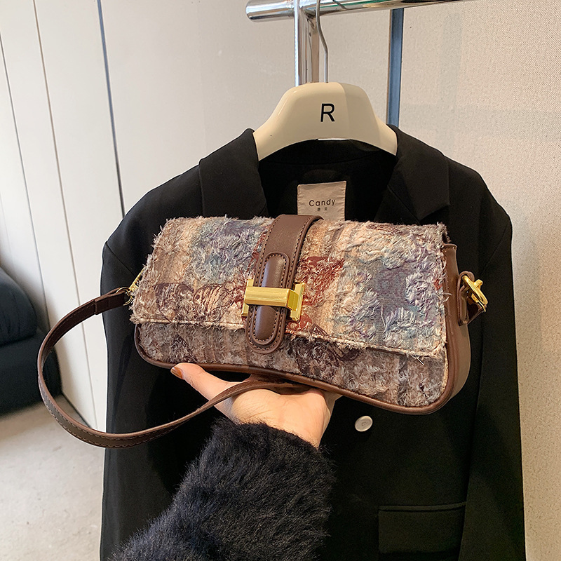 Free Shipping Designer Bag Niche Underarm Womens 2025 New Fashionable Luxury Single Shoulder Crossbody Bag Casual Handbag Bags