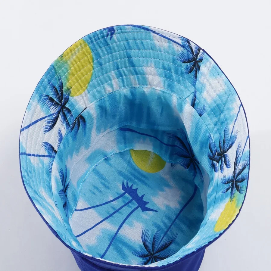 CUSTOM TEXT Reversible Bucket Hats Men Women Outdoor Fisherman Caps Beach Fishing Hat Unisex Chapeau Panama Hat 250605