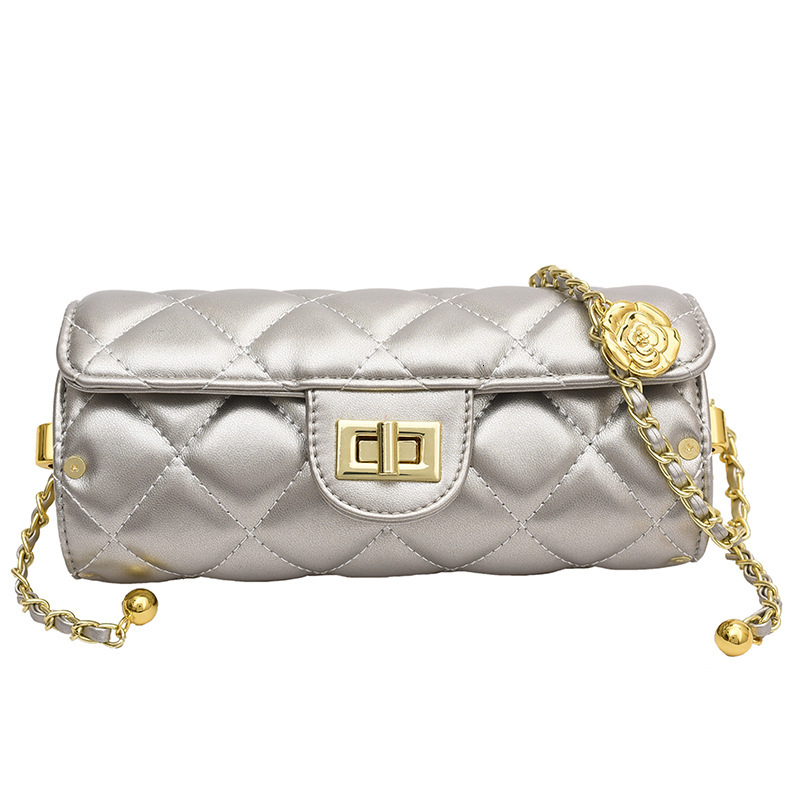 Luxury Brand Designer Bag Small Bag For Women 2023 Autumn Winter New Fashion Pen Holder Chain Bag Camellia Phone Bag Quilted Shoulder Crossbody Bag