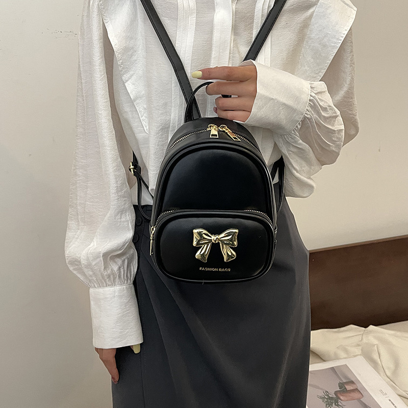 designer Korean Style Cute Fashion Mini Bag for Women 2025 New Casual Versatile Backpack Student Class Crossbody Bag