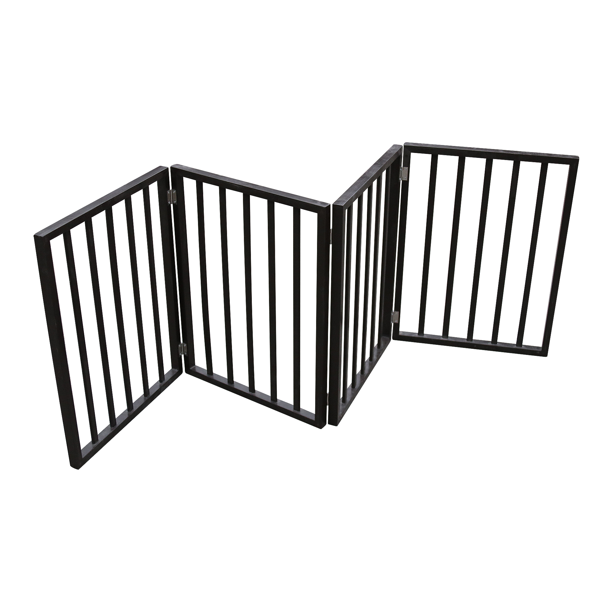 Wholesale Pet Gate Dog Gate for Doorways Stairs or House Freestanding Folding Arc Wooden