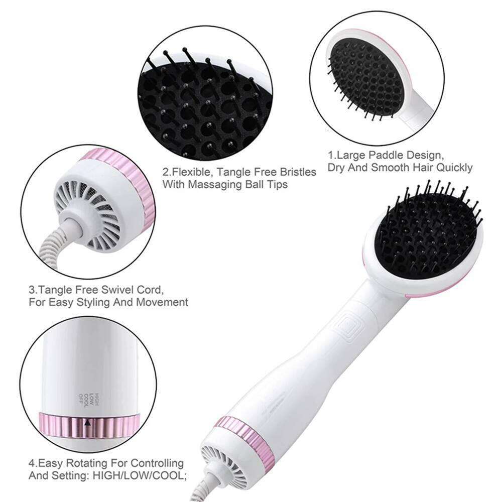 Multifunctional Brush Care Comb One Step Styler For Dryer Negative Ion Hair Blower Straightener