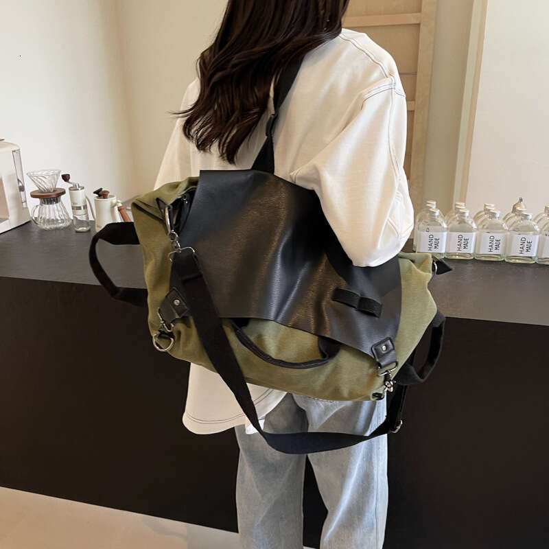 Tote Summer High-End Fashion Women's Casual Travel Sports Fiess Crossbody Large Capacity Portable Canvas Bag 2025 New Elegant Unique Style