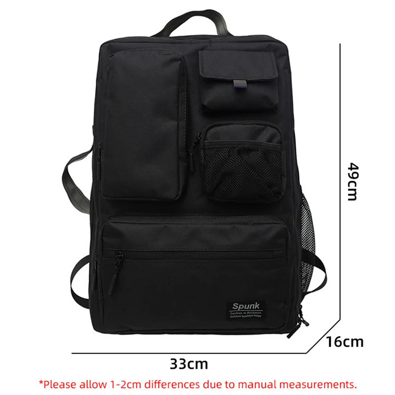 Men Women Travel Backpack Laptop Bag Large Capacity Casual Trip Schoolbag MultiPocket Nylon School for Student Female 250605