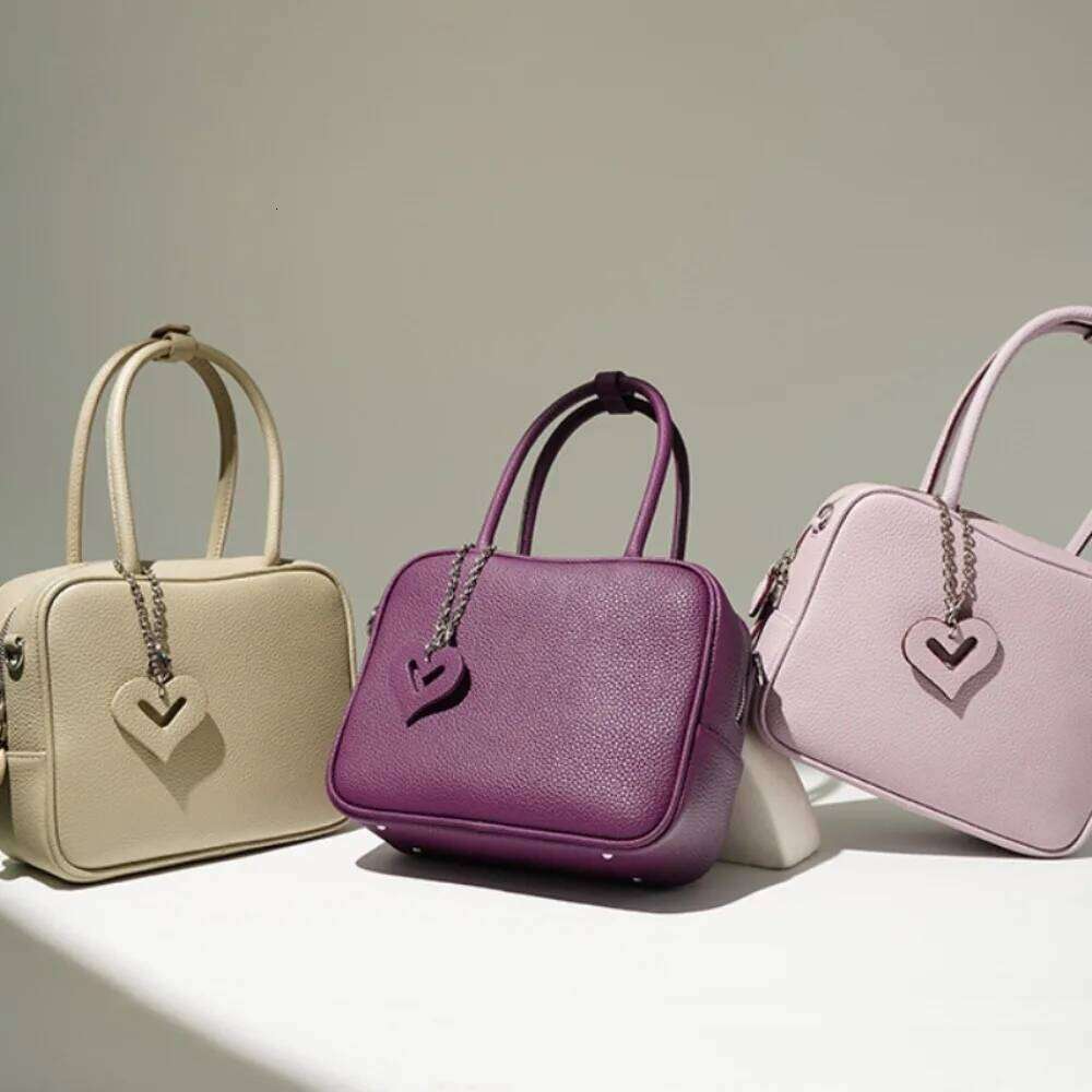 Elegant Solid Texture Commuter Roft Crossbody Bags Lovely Pendant Braid Sweet Exquisite Shoulder New Moda Women Handbags