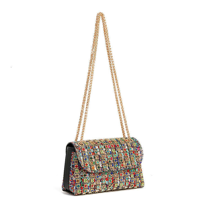 Hot Selling 2024 Shiny Full Diamond Evening Clutch Fashion Banquet Rhinestone Shoulder Crossbody Bag