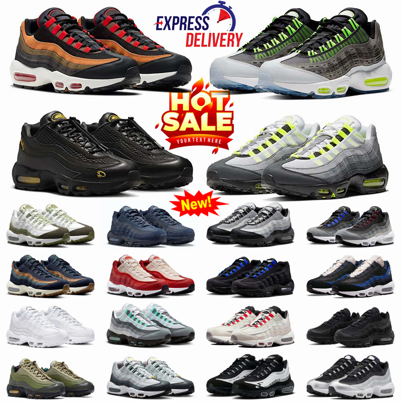 2025 Designer free shipping Athletic Trainers Running and Outdoor 95s Shoes for Men mens Sneakers 95 running shoes Training Sports EUR40-46