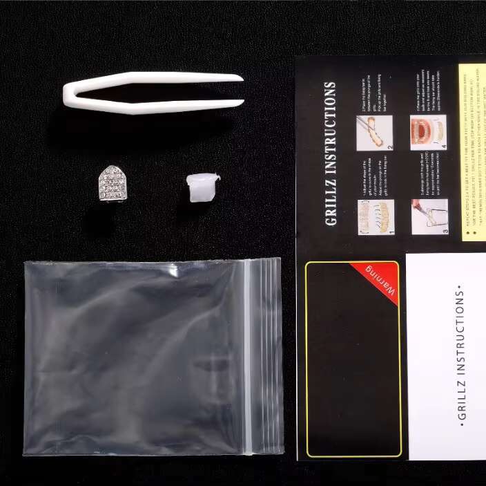 New Halloween Hip Hop Tooth Braces Single Trendy Mens Womens Personalized Teeth Jewelry Accessories