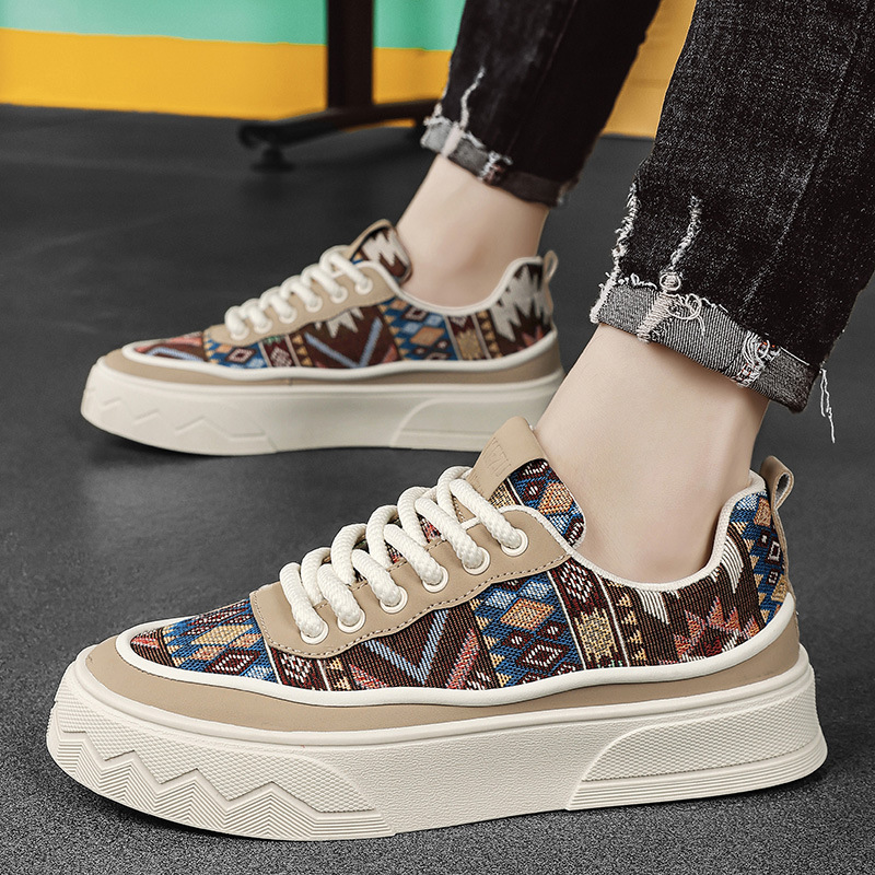 designer Shoes 2025 Spring New Men's low-top flat fashionable casual sneakers, versatile shoes, trendy sports men's shoes Free shipping