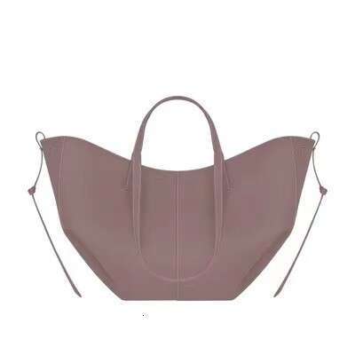 Wing Bucket Women's Tote Bag Cyme Cowhide Handbag 2025 New Elegant and Unique Style
