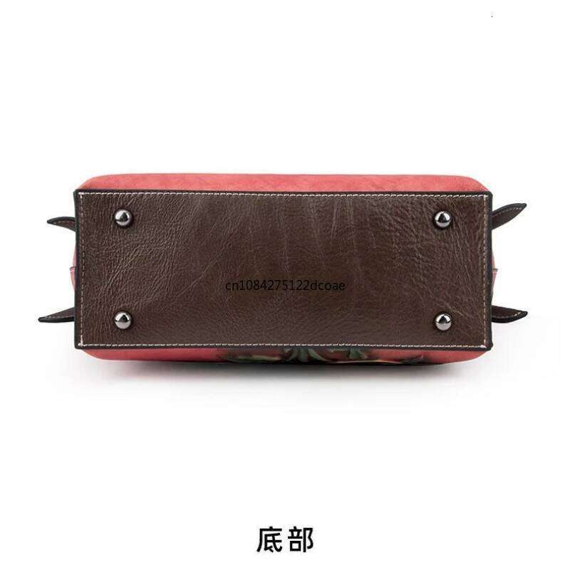 LOUP NOIR Genuine Leather Women's High Quality Tote Bag for Casual Totes Large Capacity Retro Shoulder Women Bags