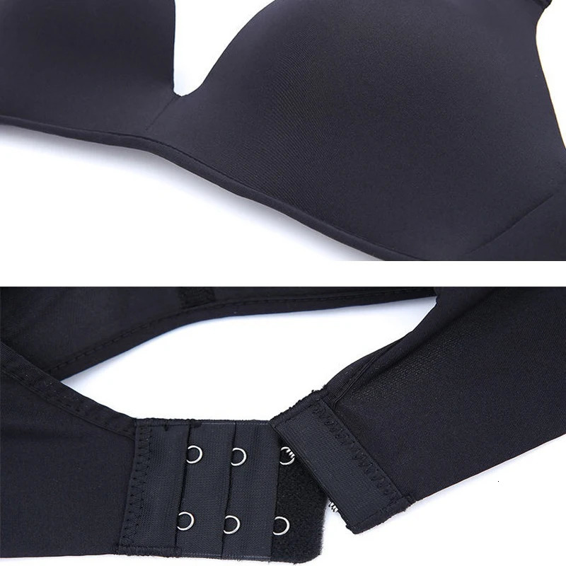 Ice Silk Bra For Women Comfort Wireless Gather Sexy Underwear For Women Push Up Simple Lingerie Seamless Brassiere Bralettle 250606