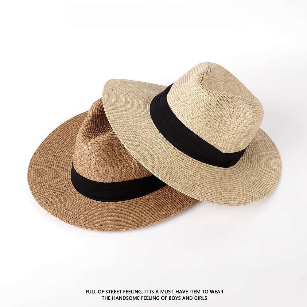 Panama Women, Summer Sun Protection Men, Wide Brim Beach Hat for Travel and Group Building designer bag