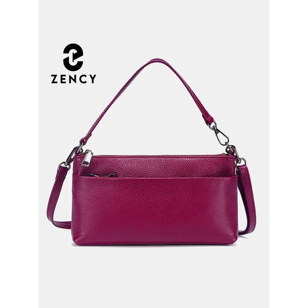 Zency 8 Color Genuine Leather Shoulder Handbag Women Small Crossbody Sac A Main 100% Fashion Ladies Pouch Bag 2025