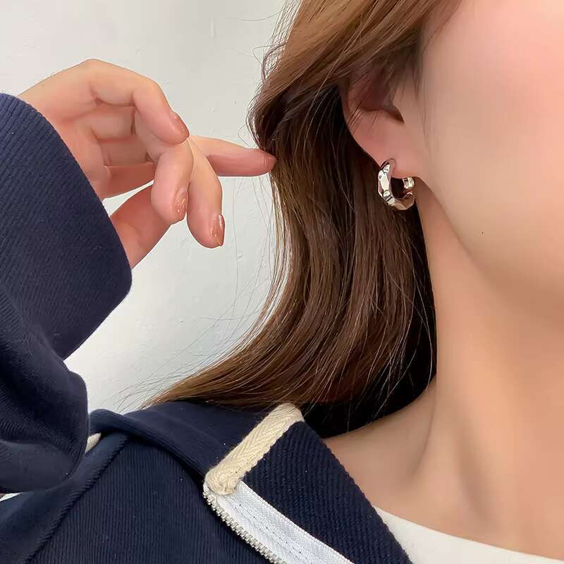 Discount New Design Gold Simple Earrings Jewelry for Girl Wholesales N240950