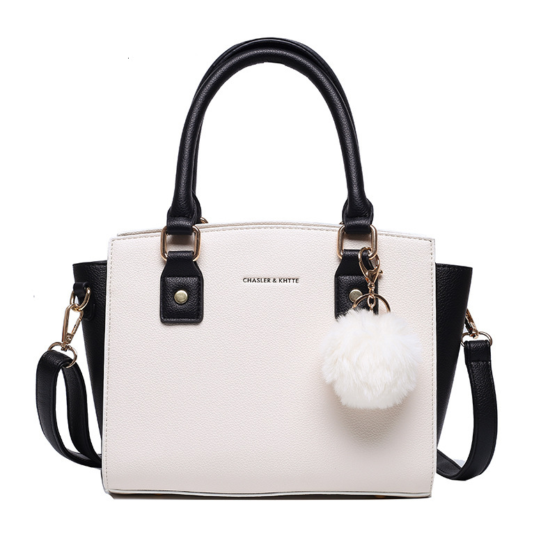 Luxury Brand Designer Bag Trendy Small Bags For Women 2025 New Fashionable Pom-Pom Shoulder Bag Autumn Winter Textured Crossbody Bag