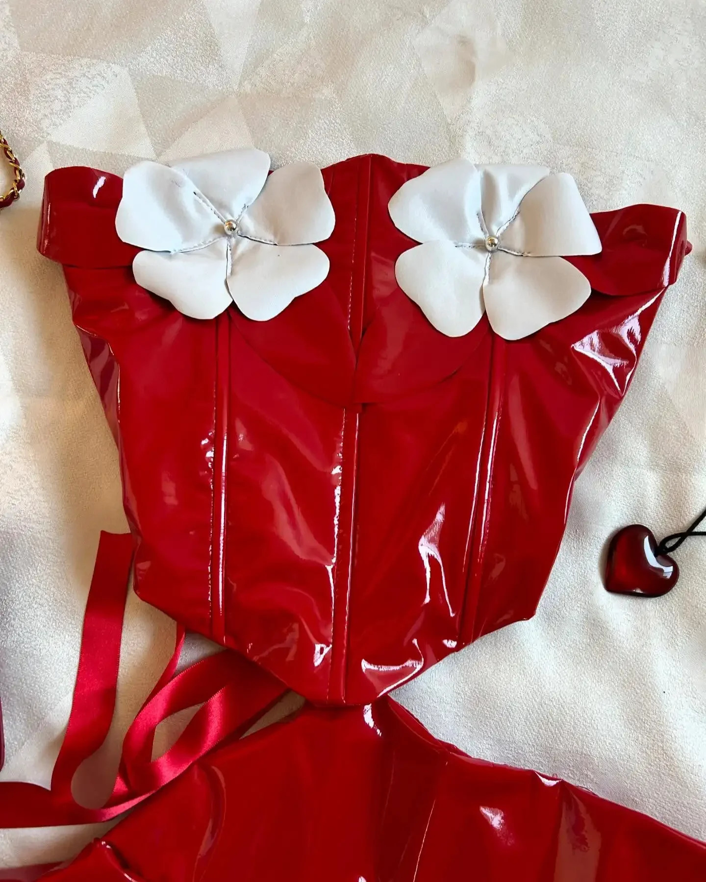 Harajuku Black Y2k Mini Skirt Sets Denim Splicing Leather Two Piece Sets Women Outfits Sexy Girl Gothic Camisole Tops Streetwear 250605