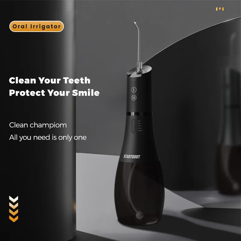Portable Oral Irrigator 400ML Water Tank 5 Cleaning Modes Mouth Water Flosser IPX7 Waterproof 7 Nozzles USB Charging Dental Care 250605