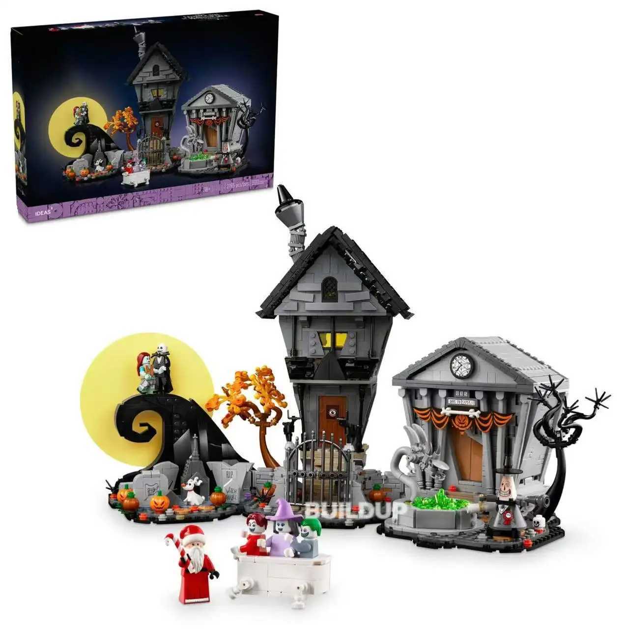 MOC 21351 Christmas Nightmare House Yap Seti 2193 Para Eitici Oyuncaklar ocuklar in Noel Hediyeleri Doum Gn Hediyeleri Z250607
