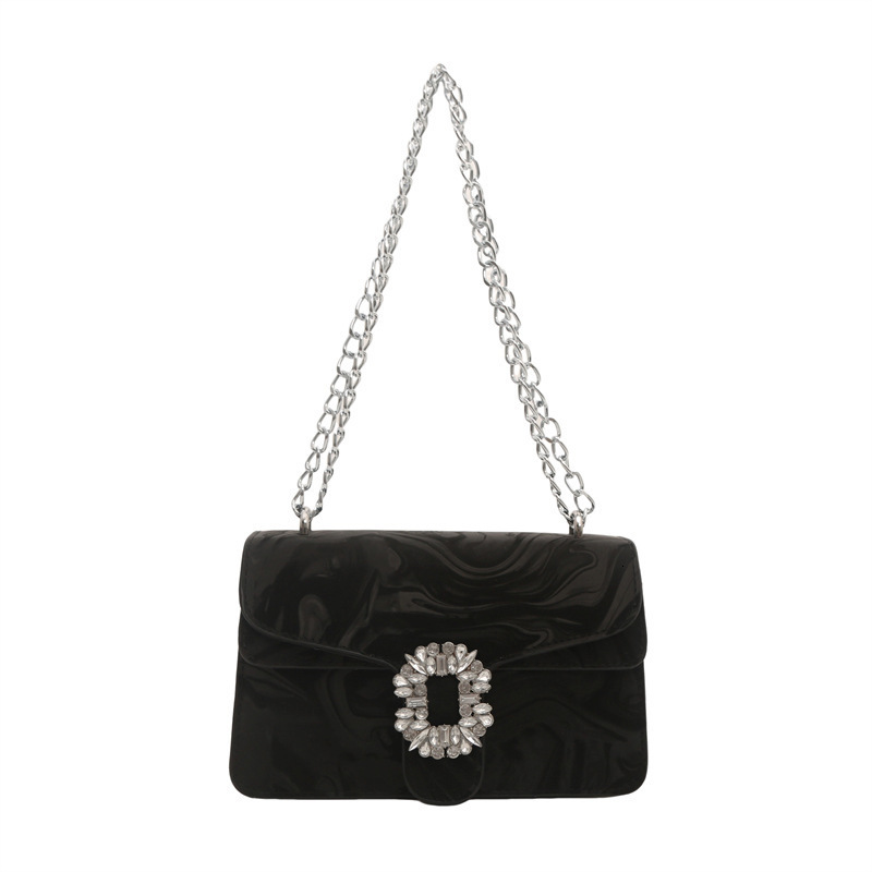 Luxury Brand Designer Bag Elegant Simple Fashion Korean Style Chain Shoulder Crossbody Bag For Women 2024 Summer New Trendy Versatile Small Square Bag