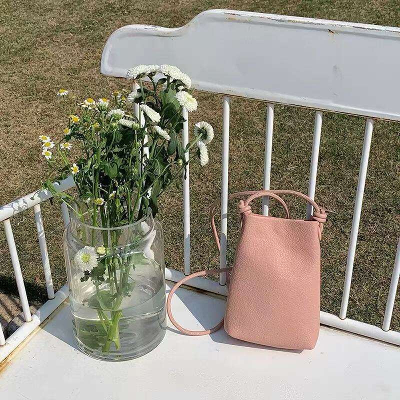 2025 Korean Style Spring Summer New Crossbody Phone Ins Fashion Casual Mini Women Soft Leather Shoulder Bag