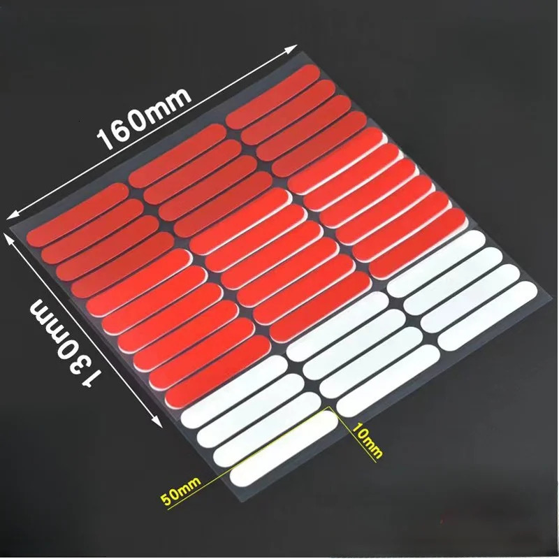 30pc Nail Adhesive Tape False Nails Display Stand Glue Doublesided Pasted Practice Show Square Round Strong Sticky Sticker 250605