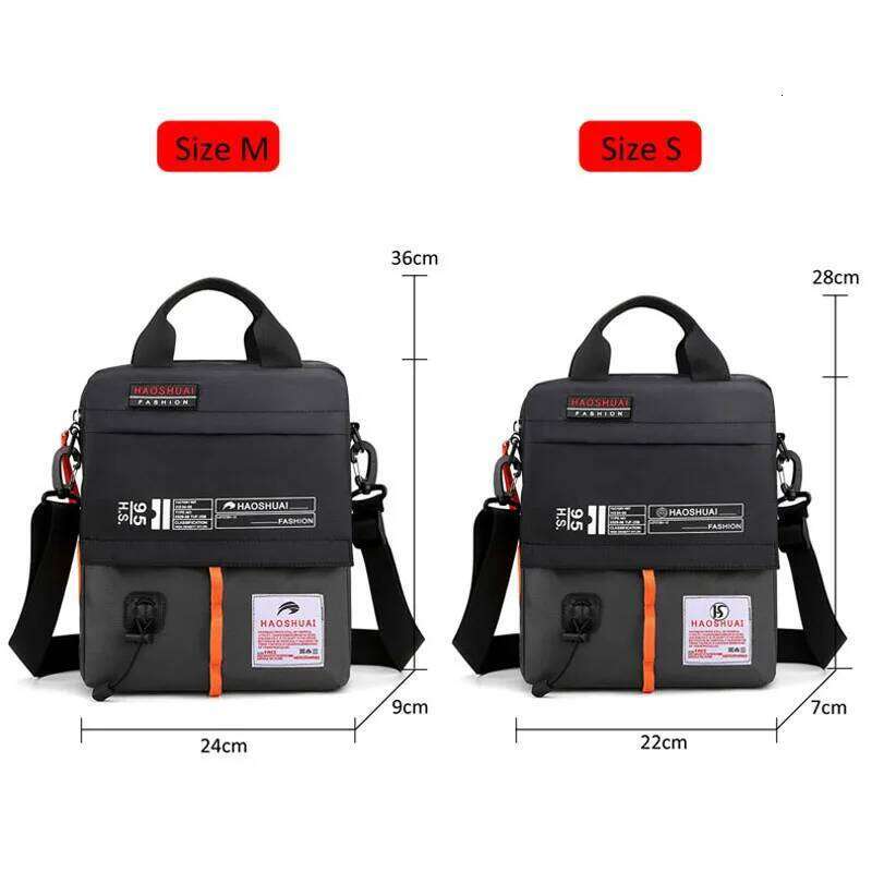 Men's Satchel Shoulder Bag High Quality Boys Crossbody Pack Lightweight Man Messenger Flap Nylon Male Business Handbags X99C+