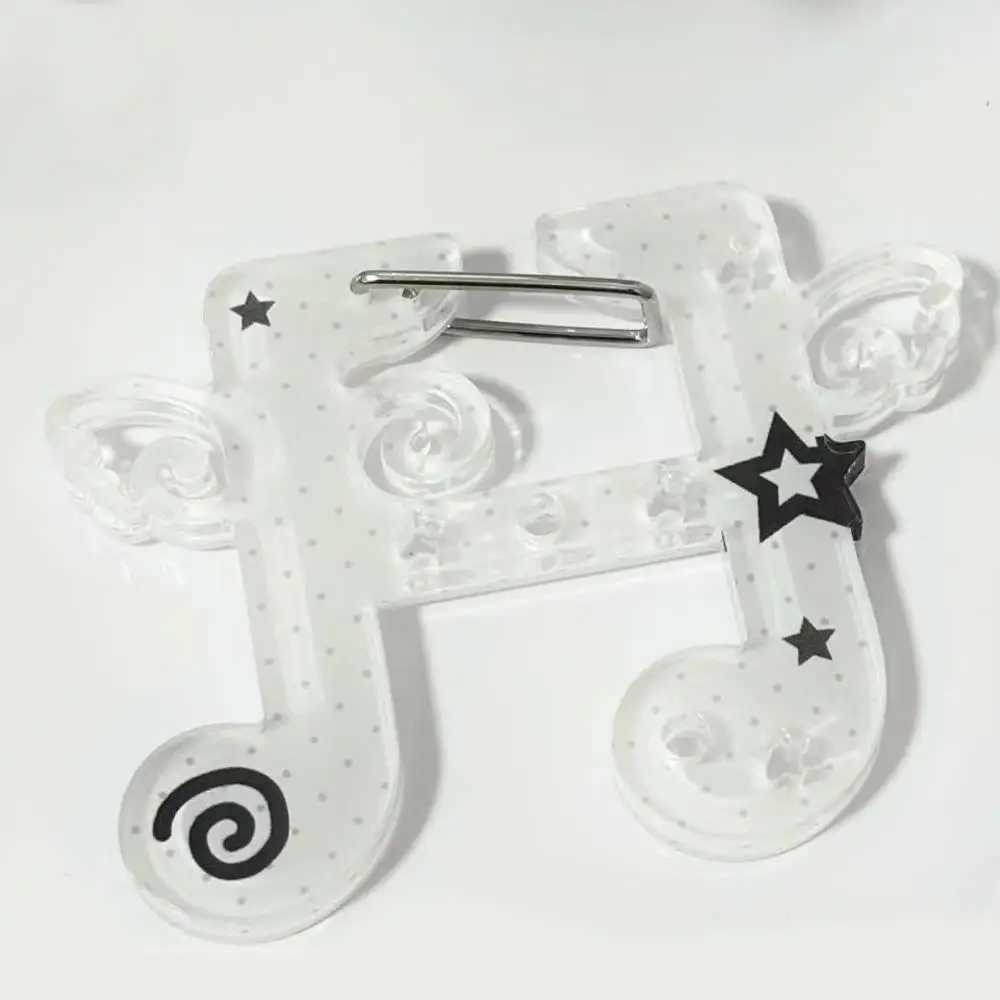 HOT Cartoon Cute Dolphin Cat Acrylic Charm Carabiner Korean Style Musical Notes Keychain Backpack Hanging Decoration Accessories XJ250607