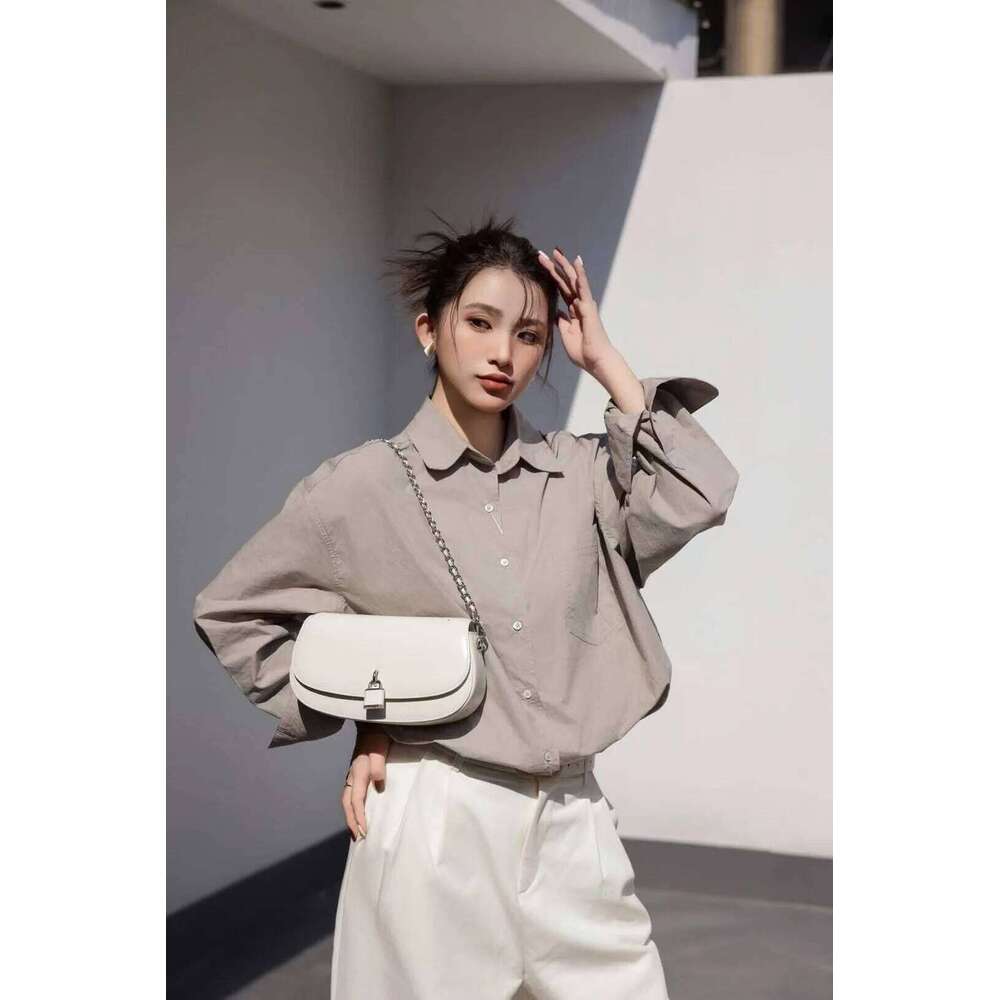 Women's Leather Fashionable Armpit Bag