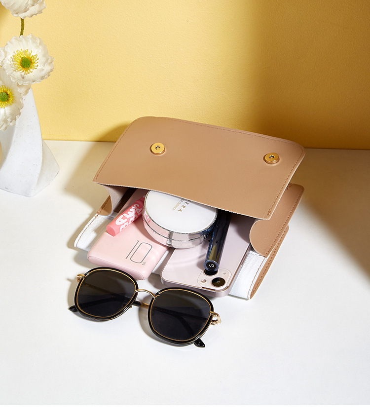 Free Shipping 2025 New Designer Bag Luxury Embossed Women's Wallet Simple And Fashionable Shoulder Bag Classic Small Square Bag Korean Version Ha