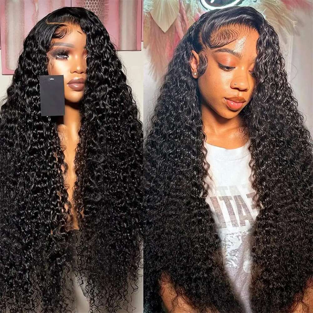 NAMM Curly For Women Water Front 13x4 13x6 Frontal Deep Wave Wig 100% Human Hair Hd Lace Wigs