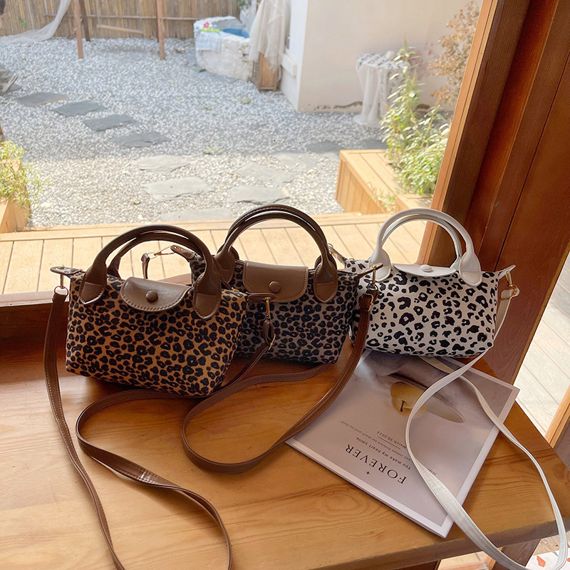 Luxury Brand Designer Bag Large Capacity Stylish Leopard Print Crossbody Bag Single Shoulder Shopping Bag Fashionable Small Floral Women's Bag Fa