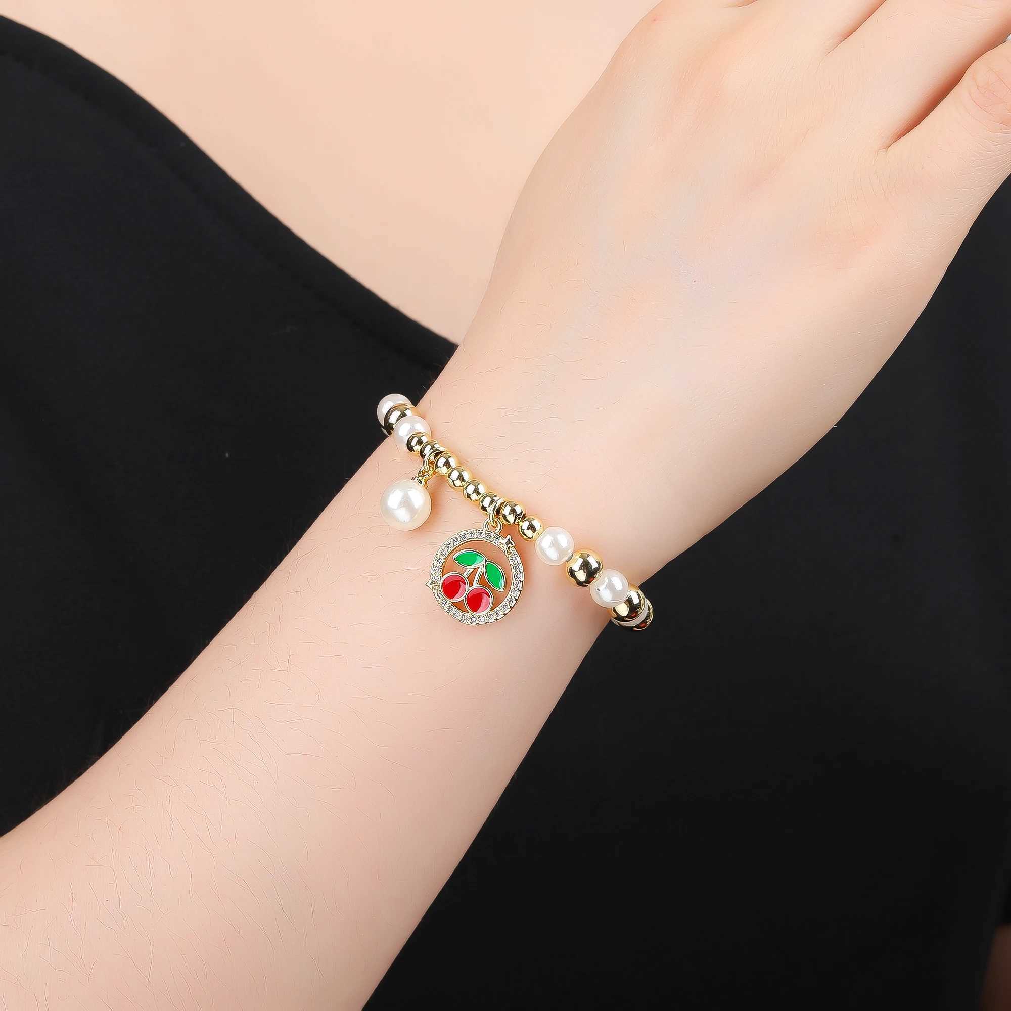 13 Style Choice 3pcs Lucky Red Cherry Crystal Fruit Necklace Earrings Jewelry Set Luxury for Women Daily Party Jewelry Z250607