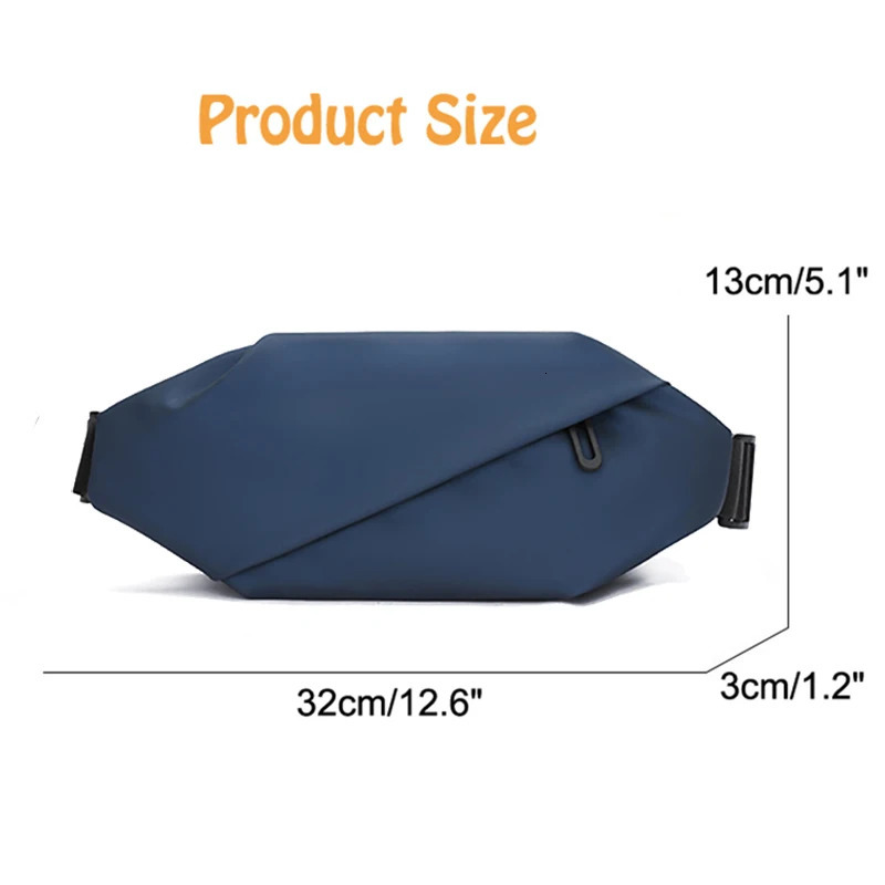 Waterproof Zipper Running Bags Men Women Multi Pockets Waist Belt Bag Hiking Camping Phone Earphone Cards Storage Pack 250605
