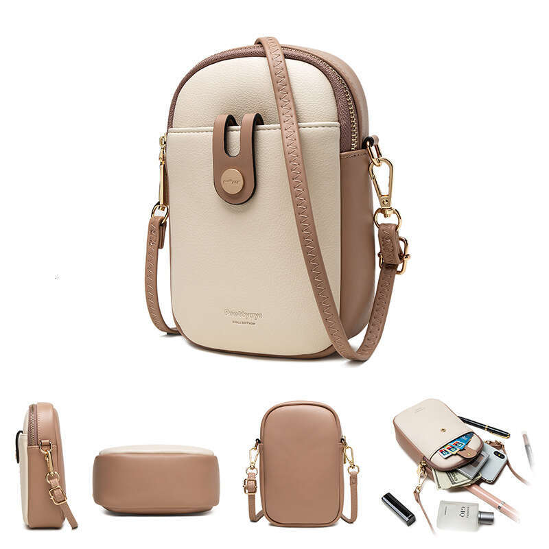 New Fashion Women's Large Capacity Mini Student Female Crossbody Phone Bag