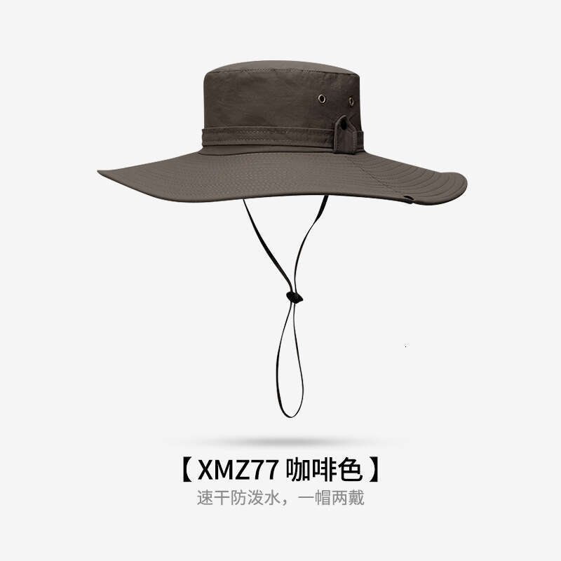 Summer Sunshade Fisherman Hat for Men, UV Protection, Wide Brim, Outdoor Fishing, Waterproof, Quick-Drying XMZ77 designer hat