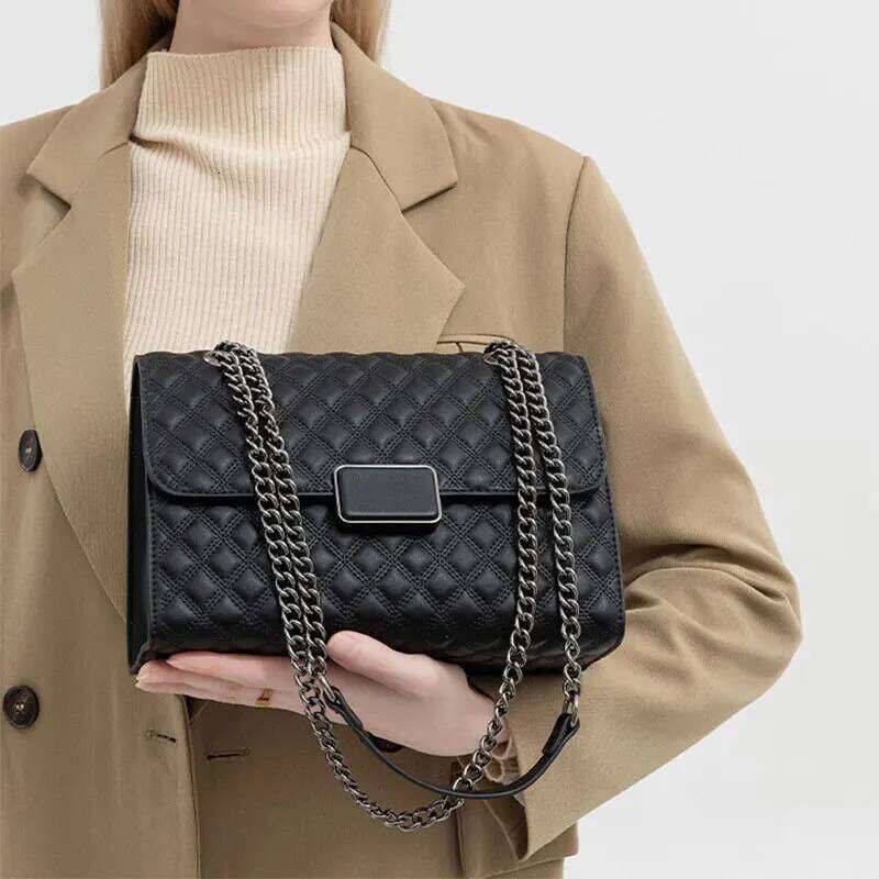 High-Quality Women's Messenger Bag Genuine Leather Crossbody Shoulder Handbag Brand Tote Purse Elegant