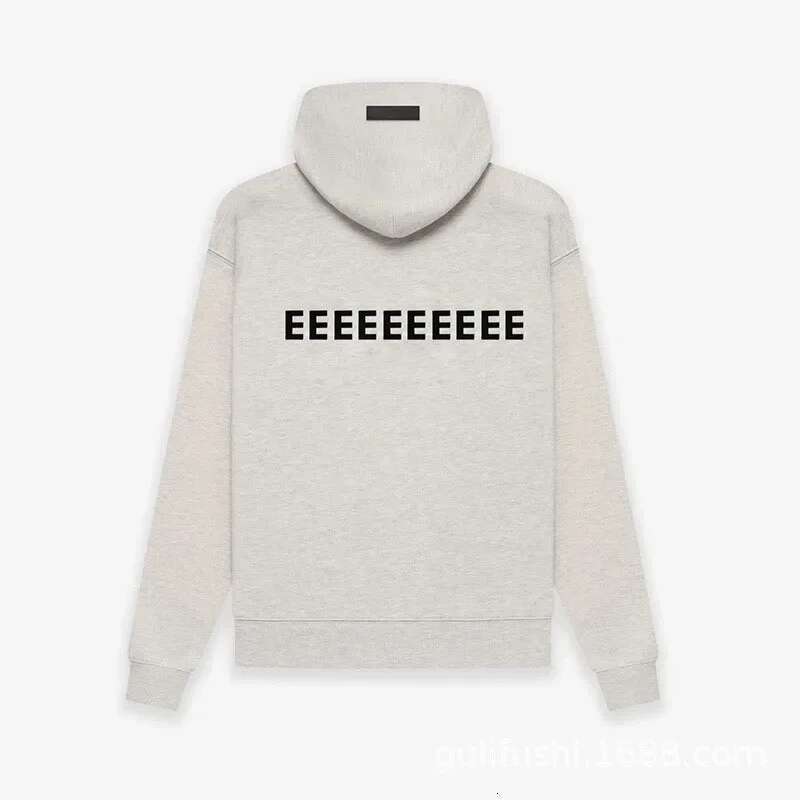 Season 8 brand Men's Hoodies Design Back Plush Letter Cotton Hoodie Classic Brand Loose High Street Couple Set