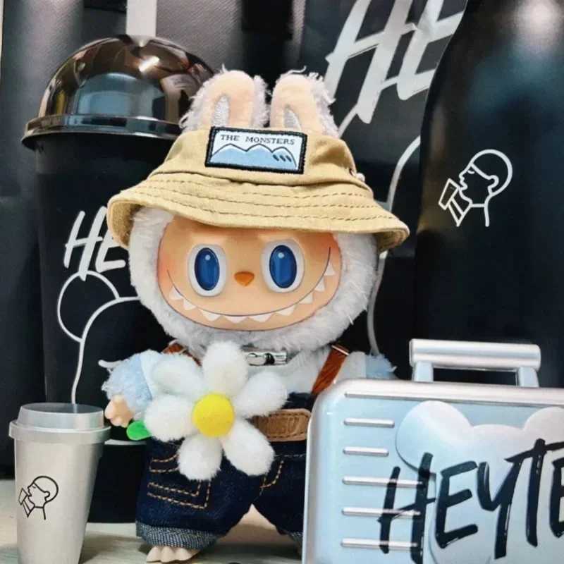 2025 Anime Figure Labubu Blind Box Macaroon Vinyl Pendant Doll Model Toy Cute The Monster Replica Keychain Toys Z250607